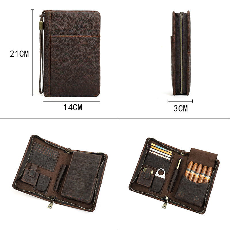 Cigar Leather Case For Travel