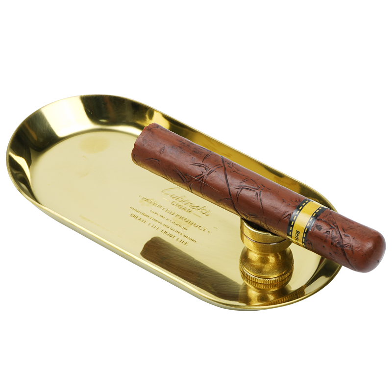 Brass Ashtray & Punch Combination by Well Designed Wood And Sons