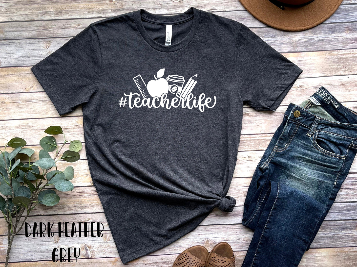 Teacher Life Women's Graphic Tee Shirt