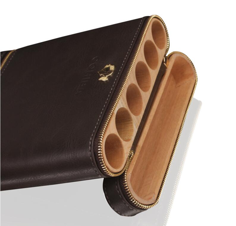 Wooden 6-Pack Portable Cigar Case cigar Humidor