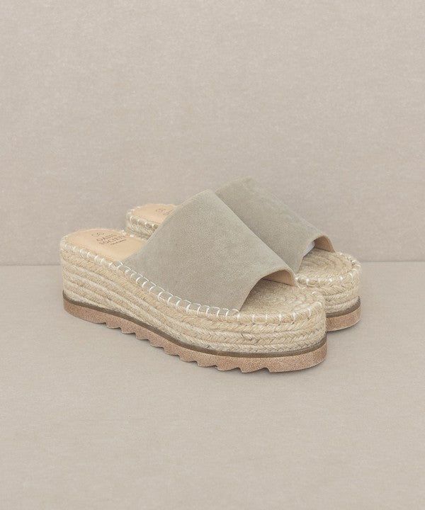 OASIS SOCIETY Ivy - Espadrille Platform Slide