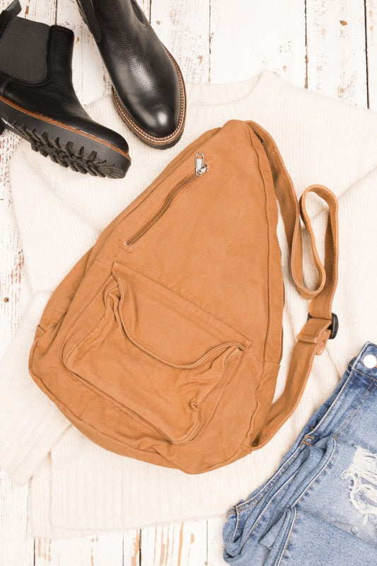 Oversized Canvas Sling by Aili's Corner