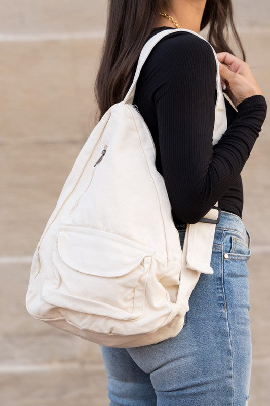 Oversized Canvas Sling by Aili's Corner