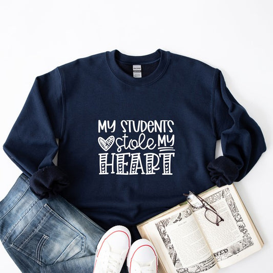 My Students Stole My Heart Graphic Sweatshirt by Olive and Ivory