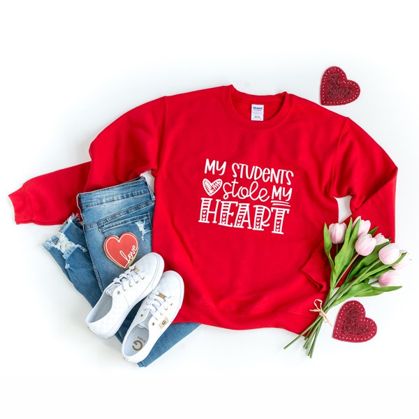 My Students Stole My Heart Graphic Sweatshirt by Olive and Ivory