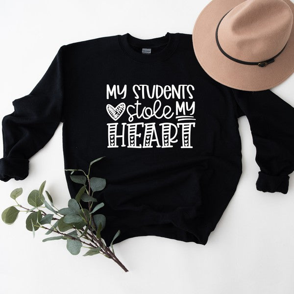 My Students Stole My Heart Graphic Sweatshirt by Olive and Ivory