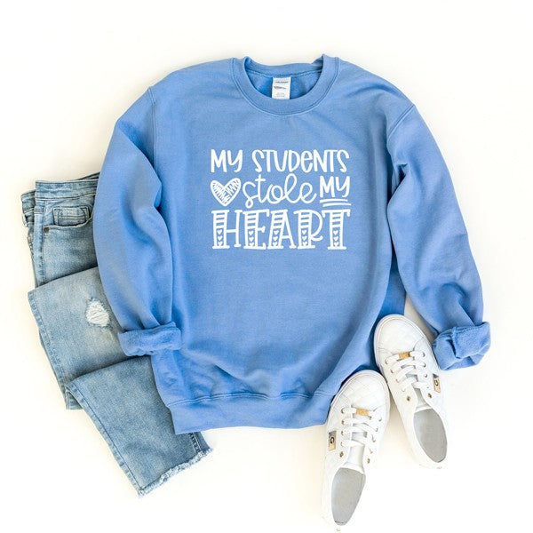 My Students Stole My Heart Graphic Sweatshirt by Olive and Ivory