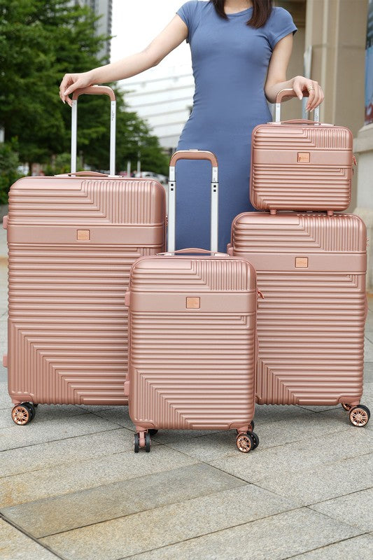 Mykonos Luggage Set by Mia K- 4 pieces