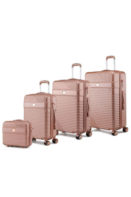 Mykonos Luggage Set by Mia K- 4 pieces