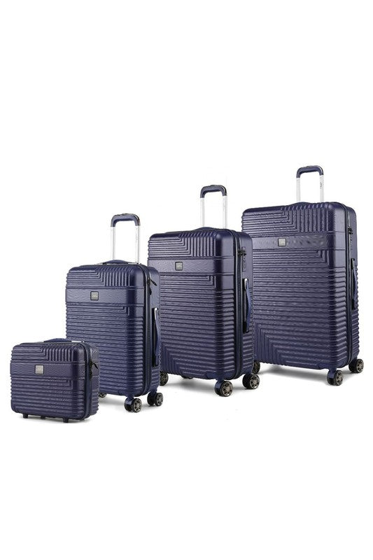 Mykonos Luggage Set by Mia K- 4 pieces