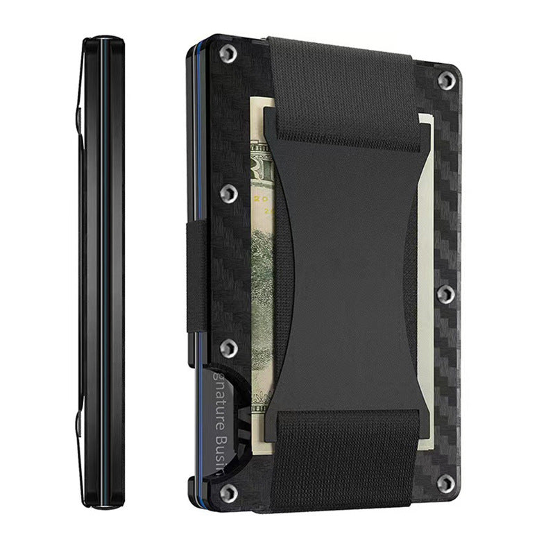 Carbon Fiber Wallet RFID Enabled by Kindle the Curio