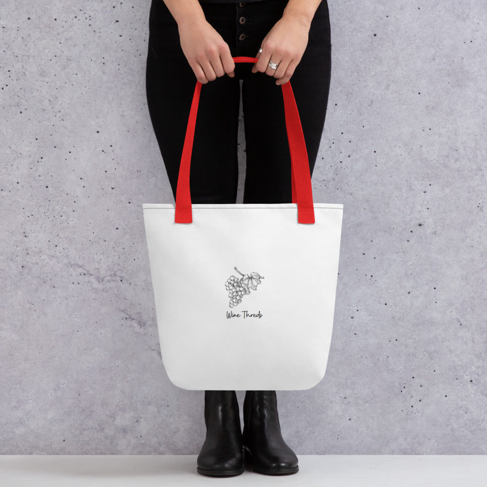 Wine Threds Tote bag