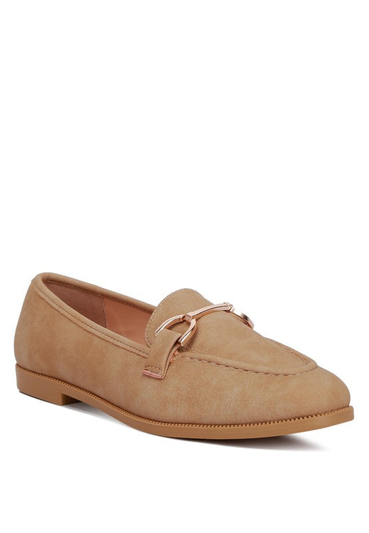 Jagger Detail Flat Loafers by Rag Company