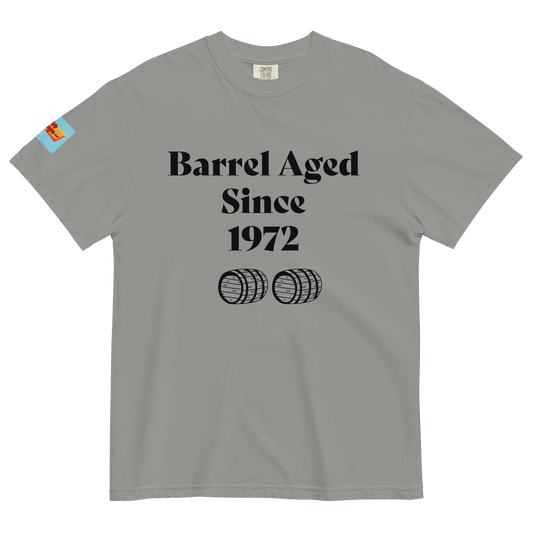 Men's Graphic Tee Shirt, Barrel Aged Since 1972- Customizable