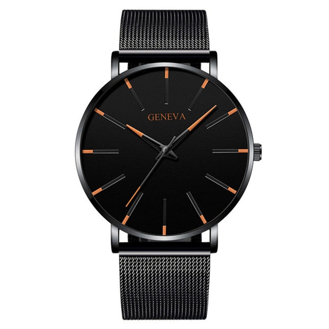 Stainless Steel Men's Watch by Geneva