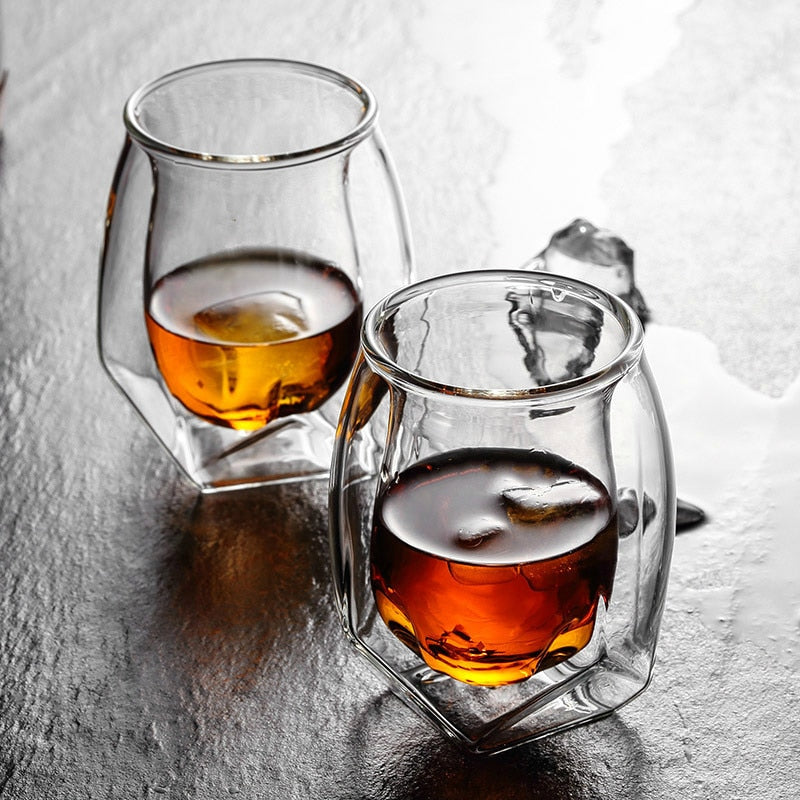 Double Walled Whiskey Glass