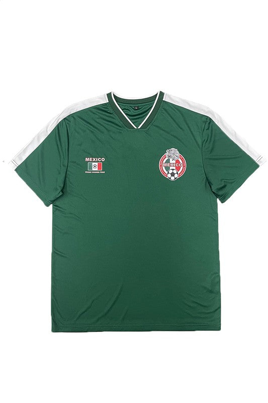 UNISEX MEXICO TEAM WORLD SOCCER JERSEYS TOP