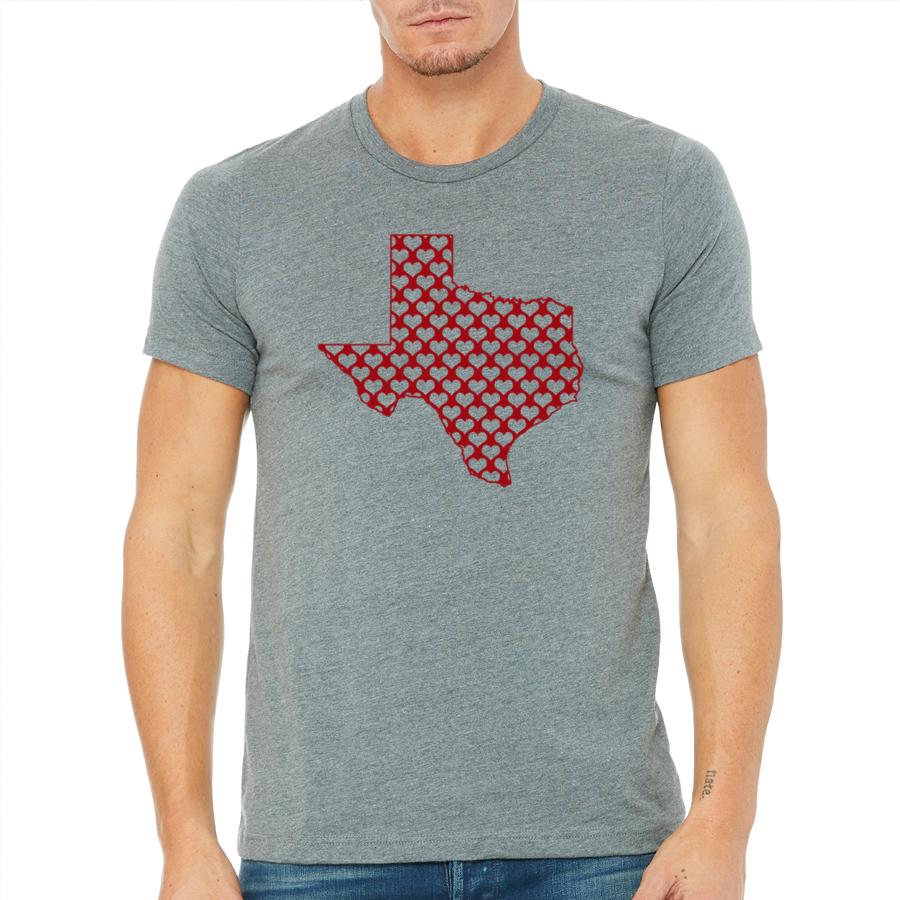 Texas is in My Heart Men's Graphic Tee by Mission Thread