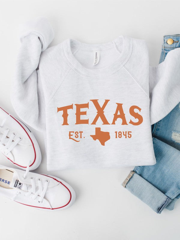 Texas Est. 1845 Premium Crewneck Sweatshirt