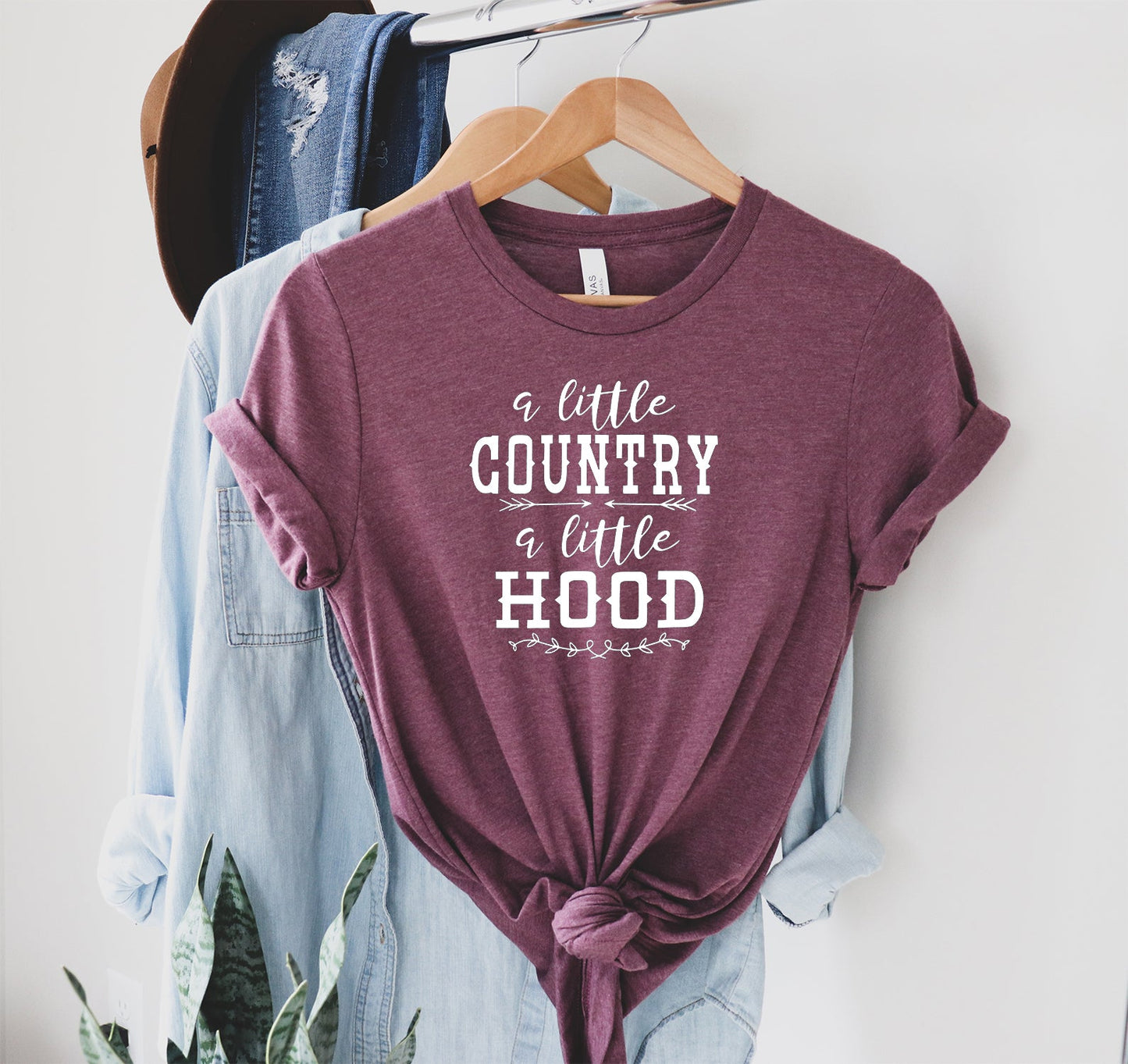 A Little Country A Little Hood Women's Graphic Tee