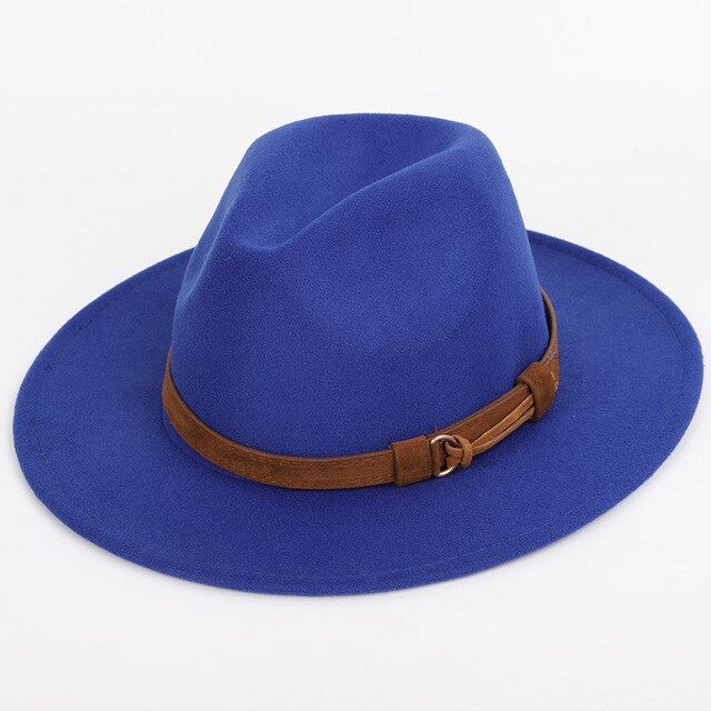 Unisex Fedora Hat with Strap