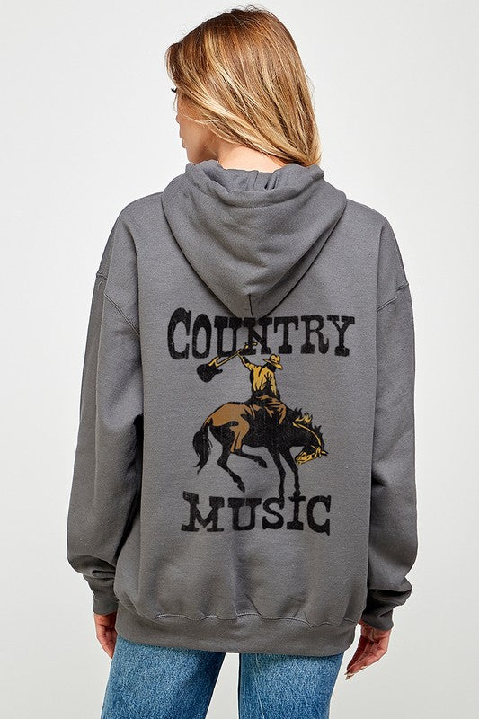 Country Music Vintage Graphic Women's Hoodie