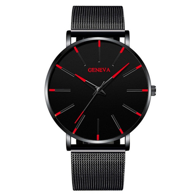 Stainless Steel Men's Watch by Geneva