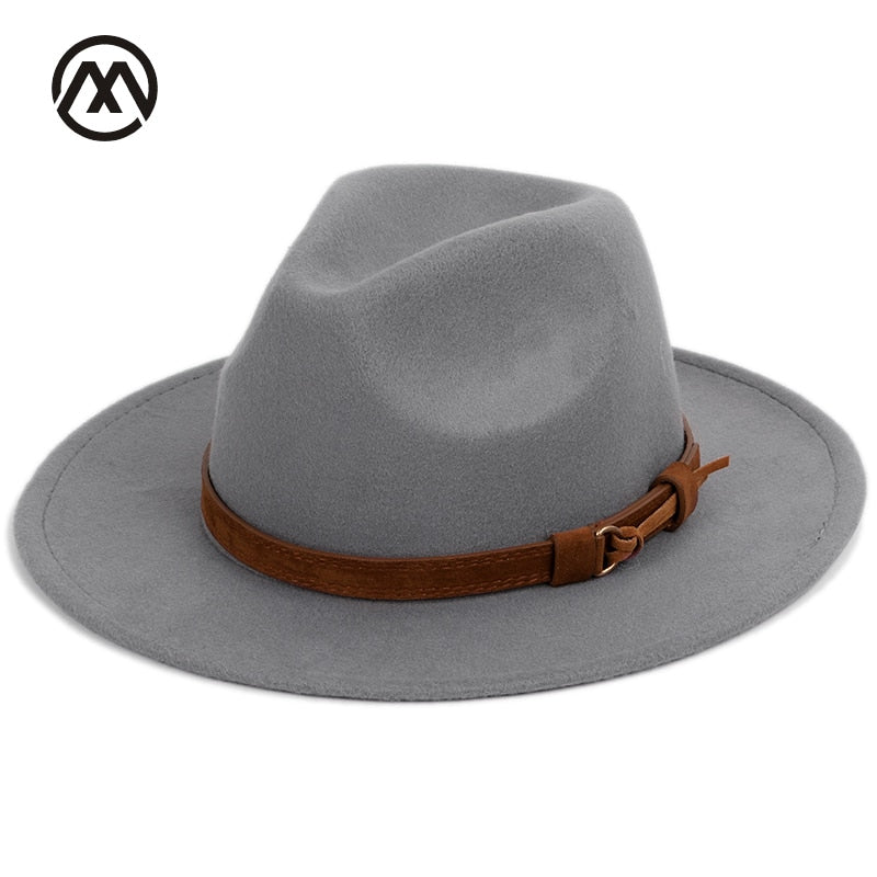 Unisex Fedora Hat with Strap