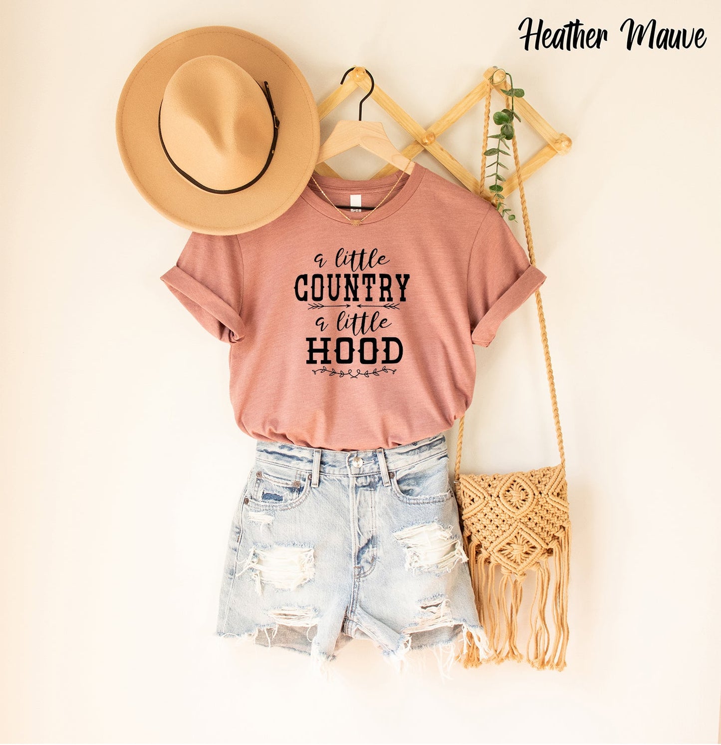 A Little Country A Little Hood Women's Graphic Tee