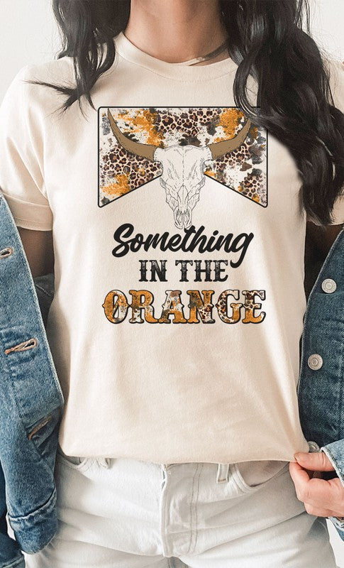 Something In The Orange Western Plus SIze Graphic Tee by Kissed Apparel