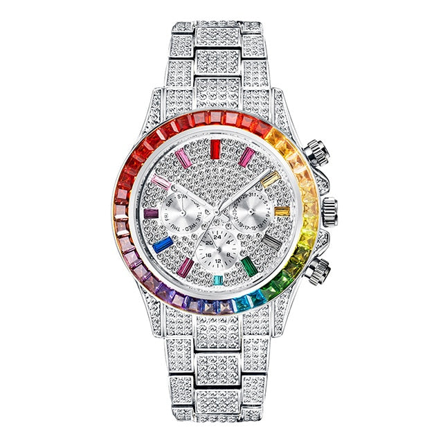 Diamond Calendar Watch by Miss Fox