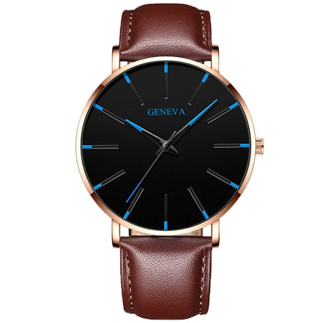 Stainless Steel Men's Watch by Geneva