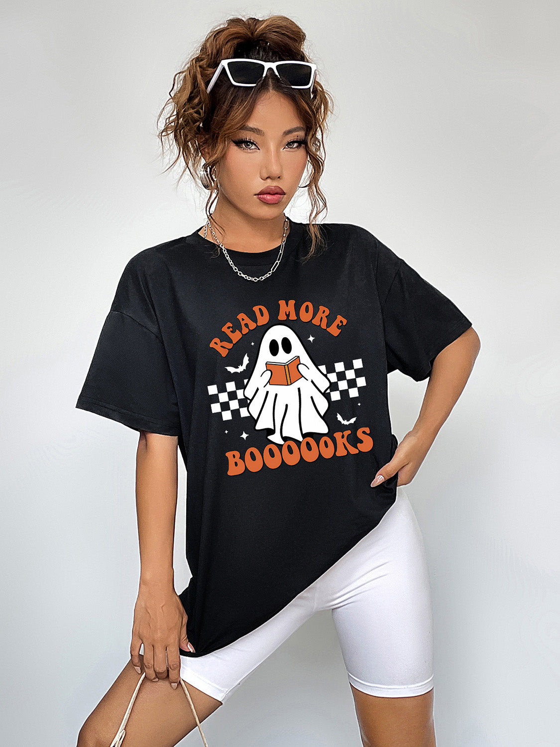 Read More Books Ghost Graphic Tee