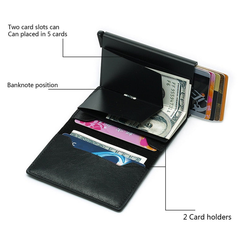 Wallet Card Holder, British Style