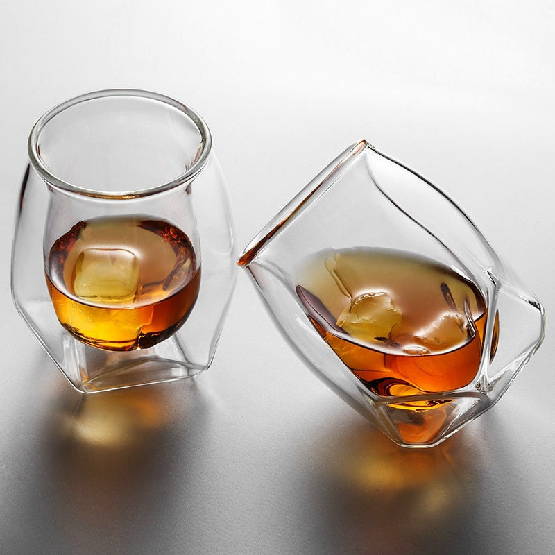 Double Walled Whiskey Glass