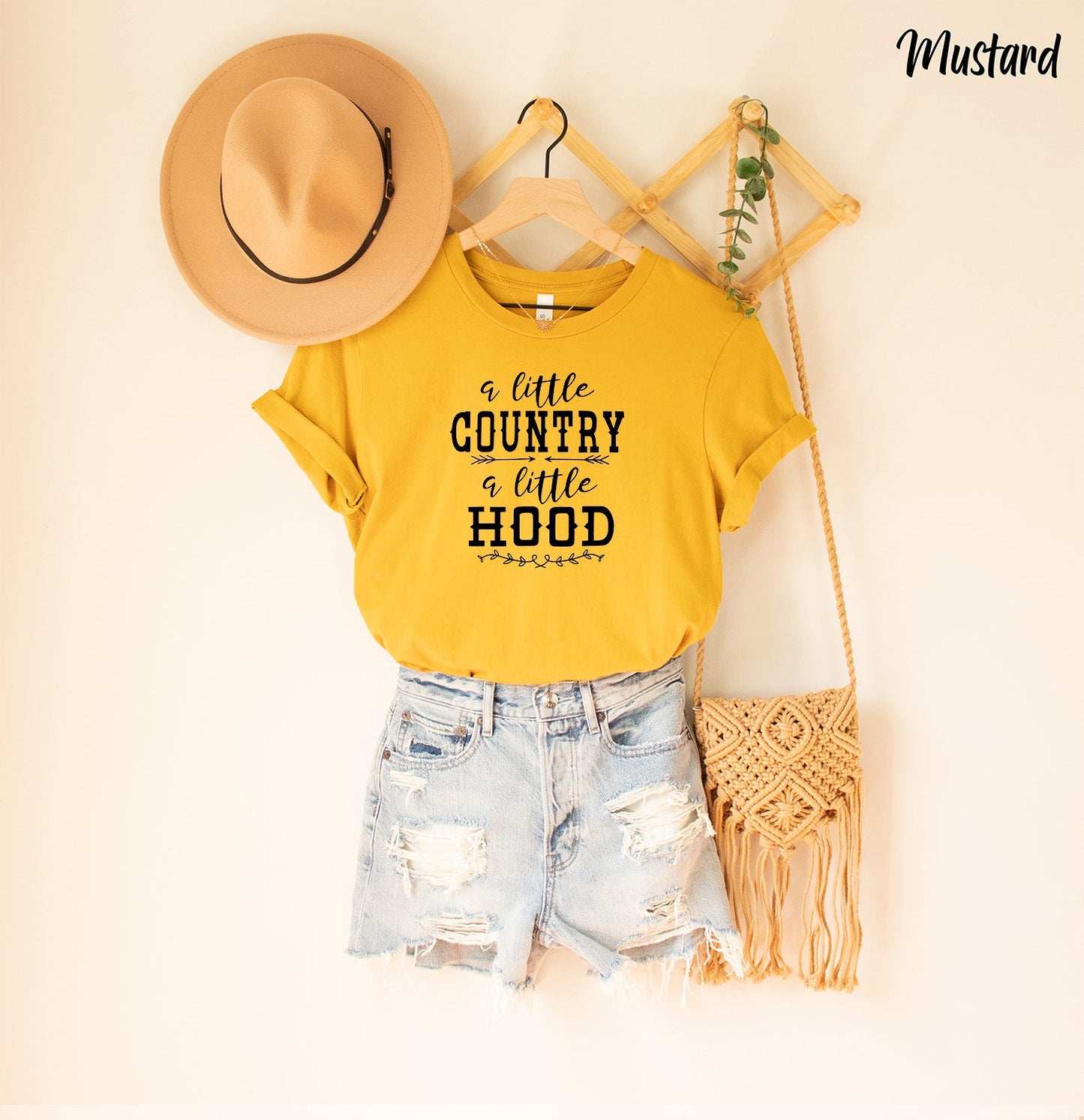 A Little Country A Little Hood Women's Graphic Tee