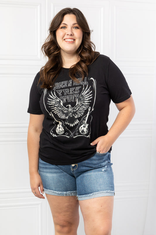 Free Spirit Graphic Women's Tee by mineB