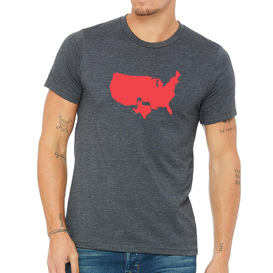 Texas Men's Graphic Tee Shirt
