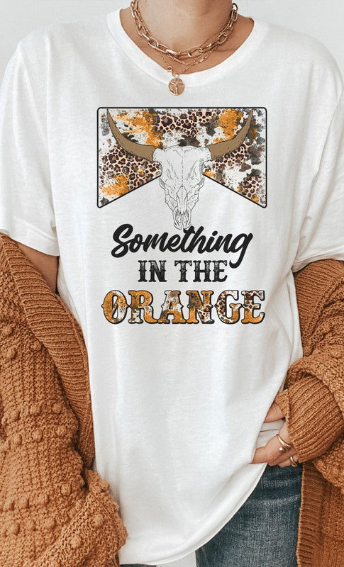 Something In The Orange Western Plus SIze Graphic Tee by Kissed Apparel